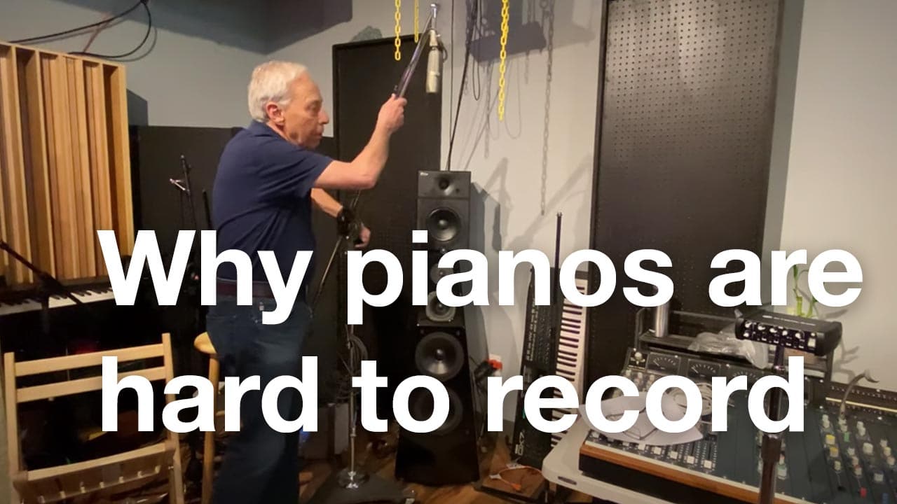 Why pianos are hard to record