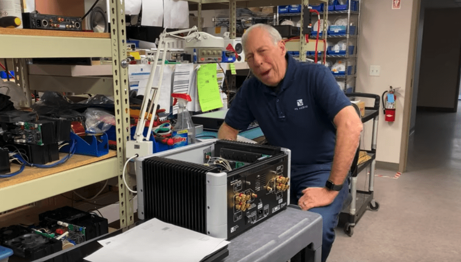 Power amp efficiency watts in vs. out