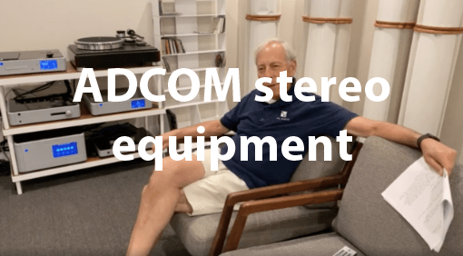 ADCOM stereo equipment – PS Audio