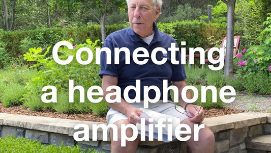Connecting a headphone amplifier