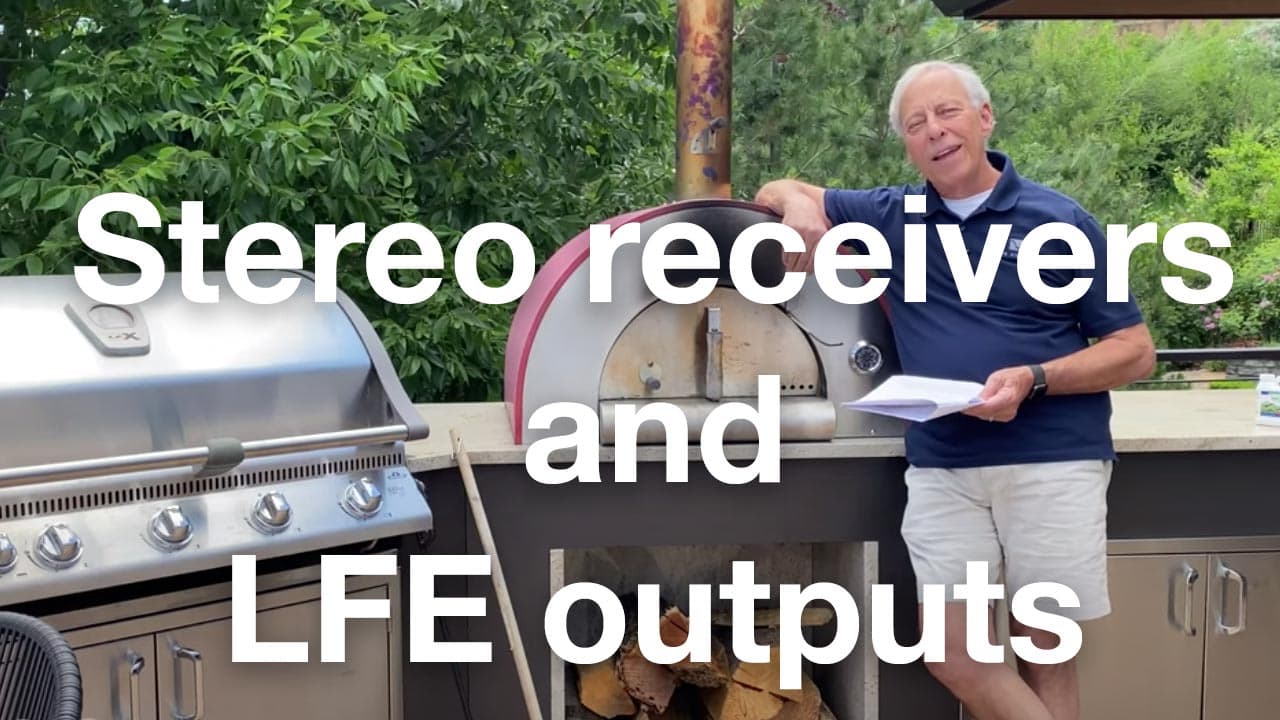 Stereo receivers and LFE outputs
