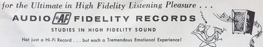 Audio Fidelity: Andrea Bass