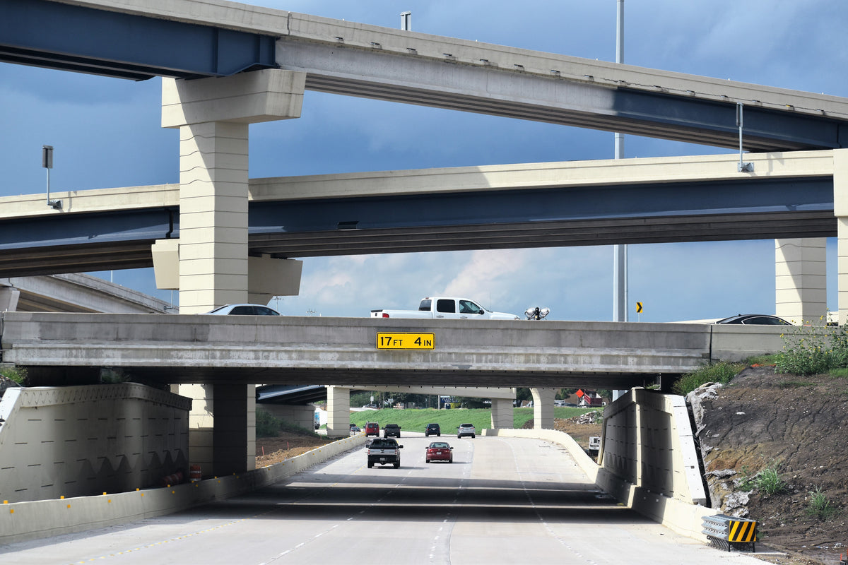 Divided road