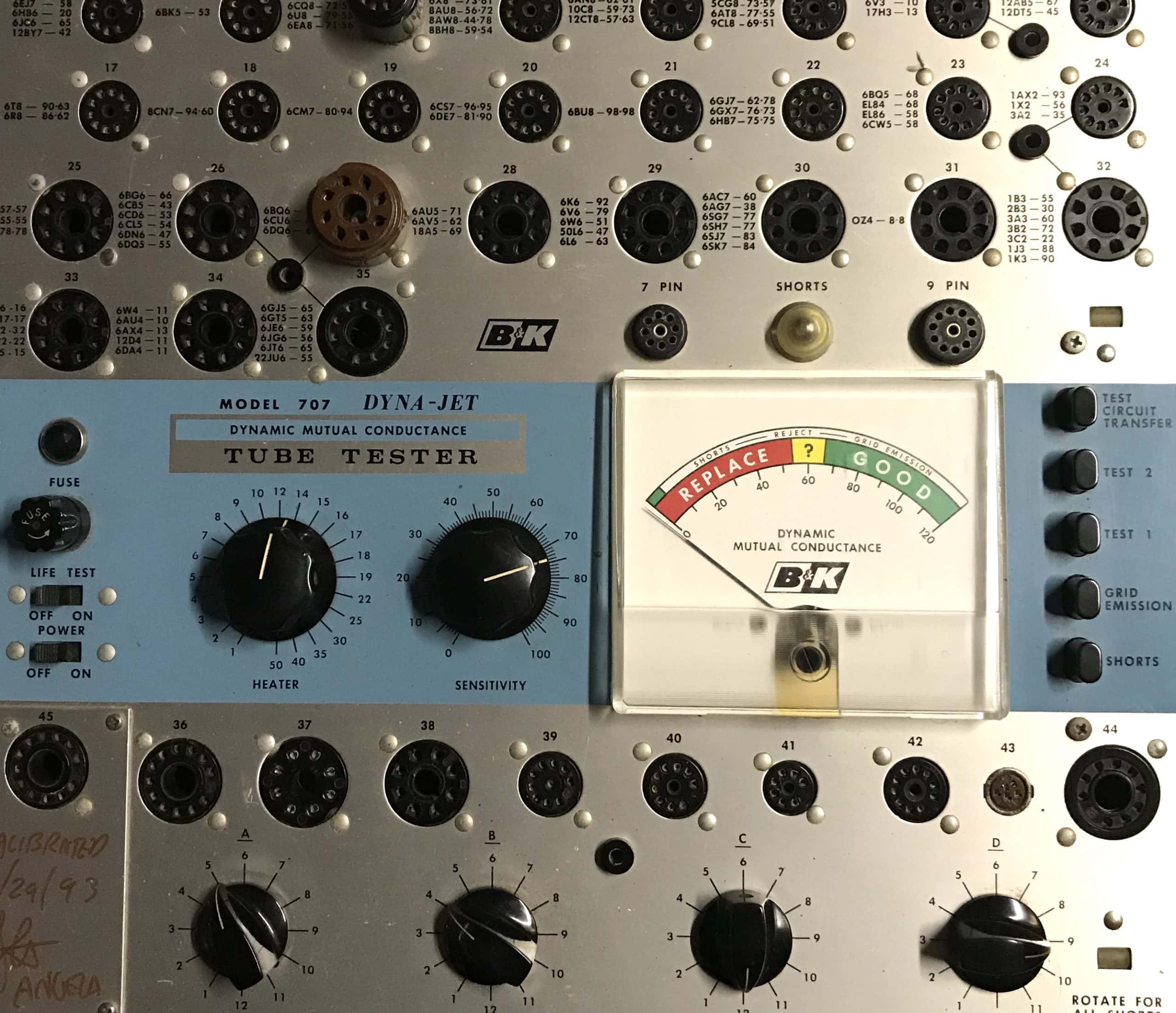 To Test, Or Not to Test, Part Five: Vacuum Tubes