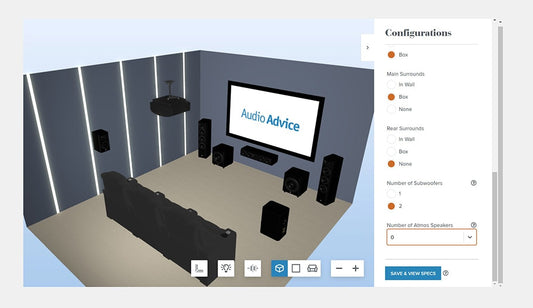 Audio Advice’s Home Theater Designer Speaker Setup Software