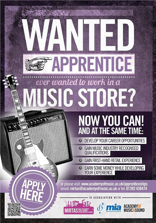 What’s in a Name? MIRTAS – The Music Instrument Retail Training Apprenticeships Scheme