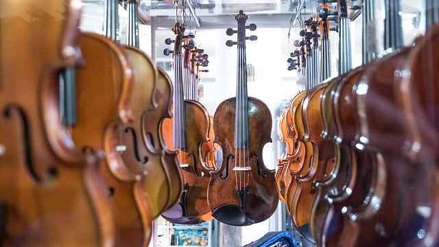 Violas and violins