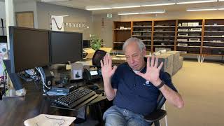 Where to place the TV between speakers