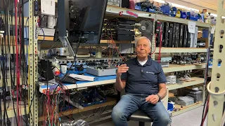 Sound in front of the speakers