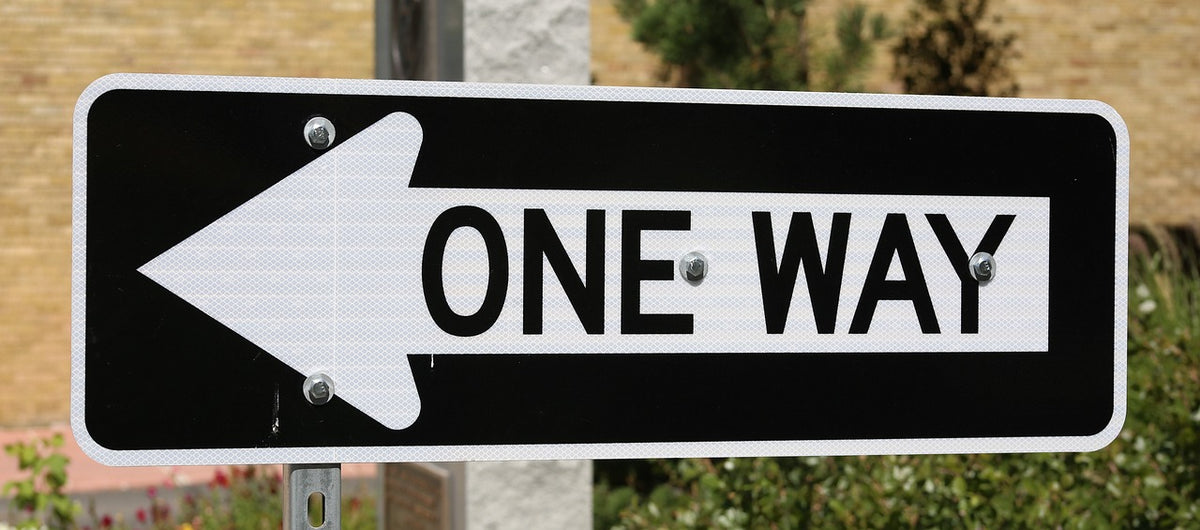 One way street