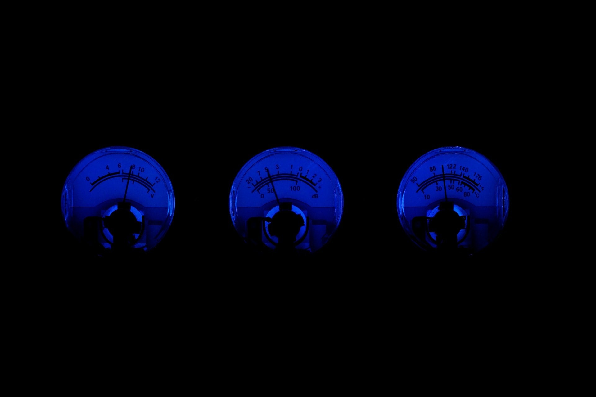 Amplifier wattage meters – PS Audio