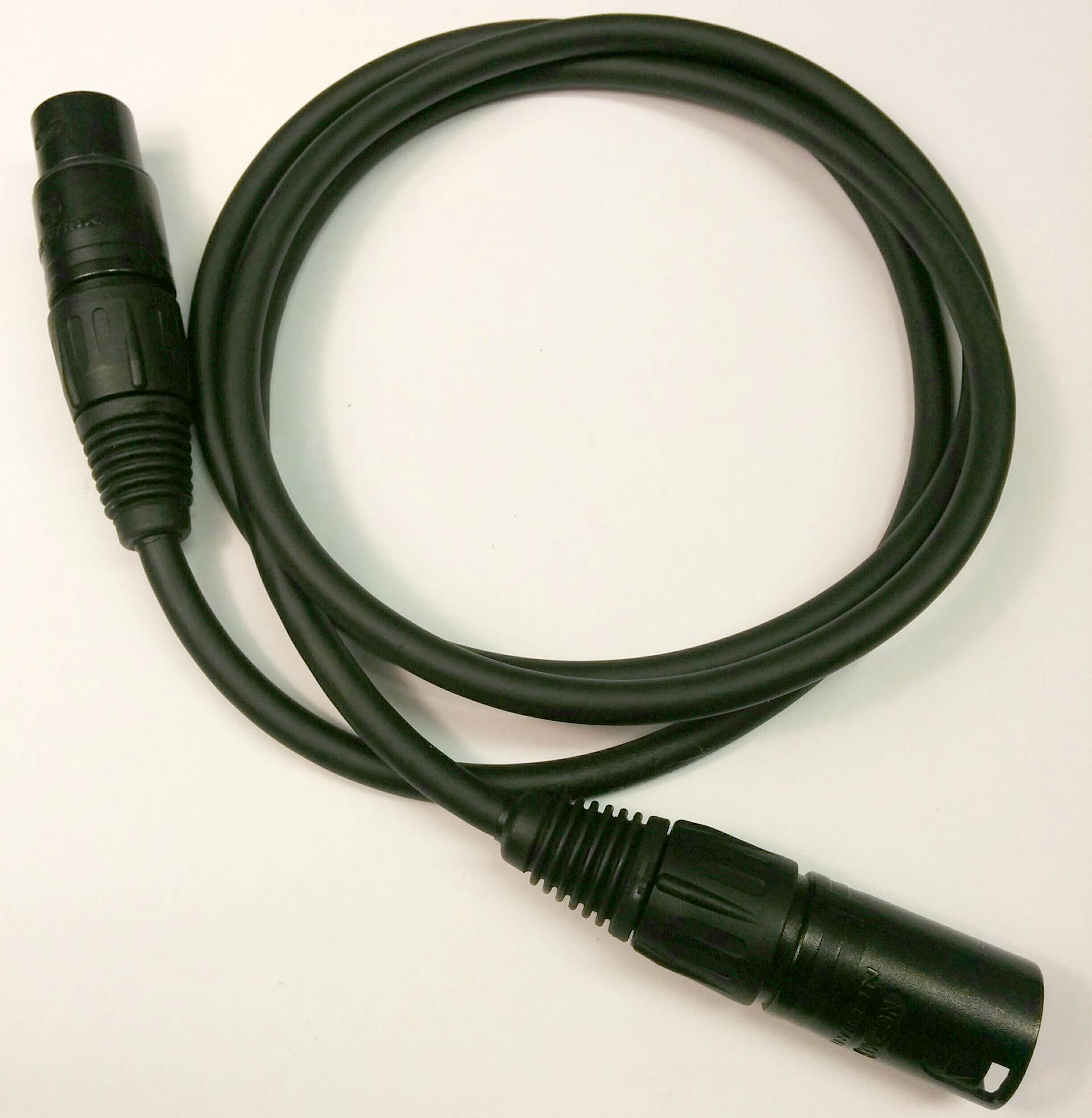 XLR cable terminated