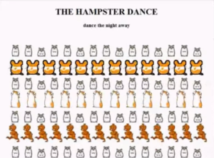 The Hampster Dance screenshot.