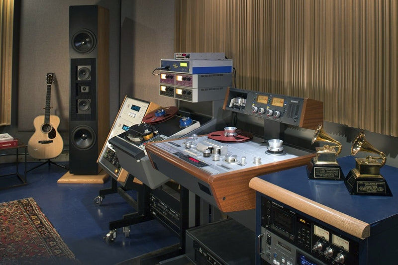 The Ampex ATR-104 and Studer A820 tape machines at Airshow Mastering.