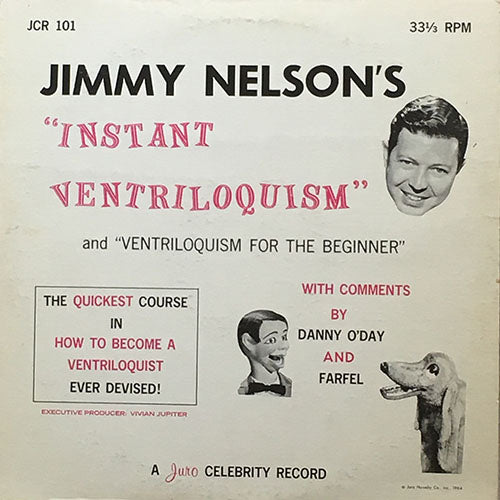 Jimmy Nelson's Instant Ventriloquism album cover.