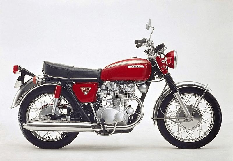 A Honda motorcycle similar to the one Ken owned.