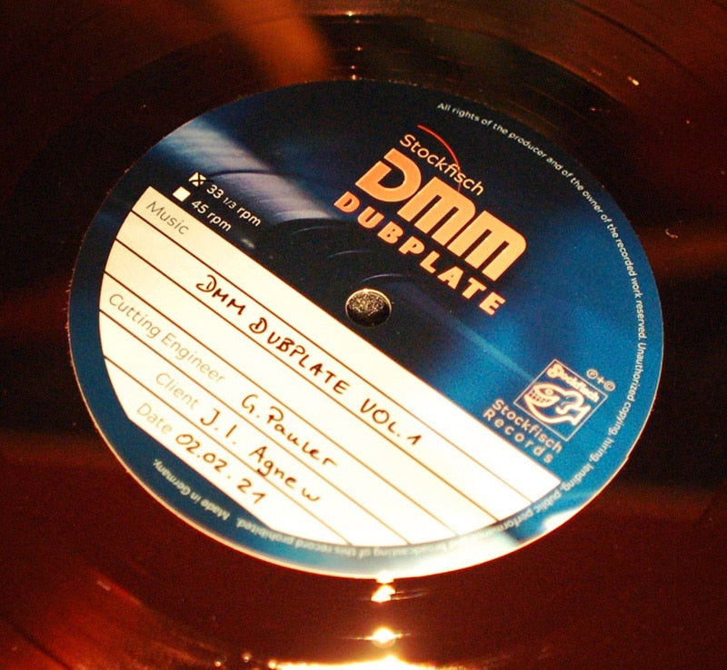 DMM Dubplate Vol. 1 record label.