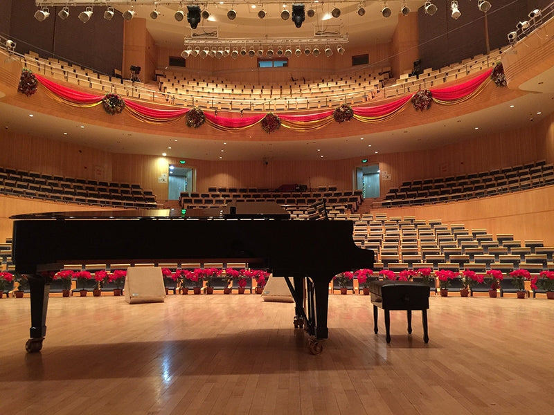 Steinway piano in Changsha Concert Hall, Changsha, China. Courtesy of Wikimedia Commons/kailingpiano.