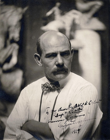Gutzon Borglum, designer of the sculptures on Mount Rushmore.