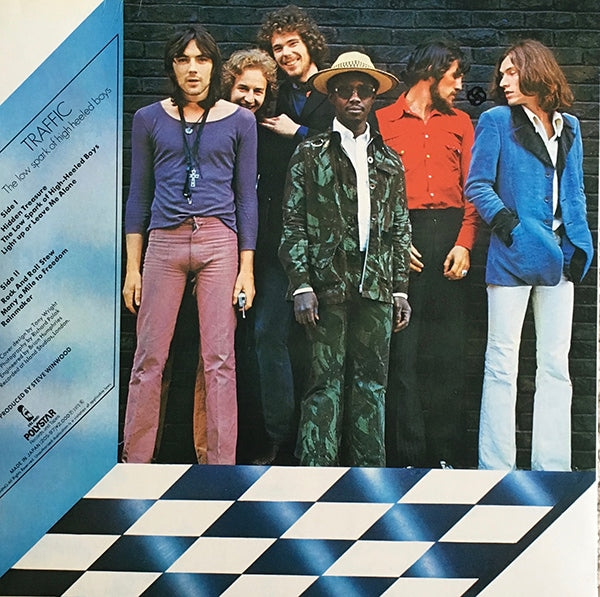 Traffic, The low spark of high heeled boys, back cover.