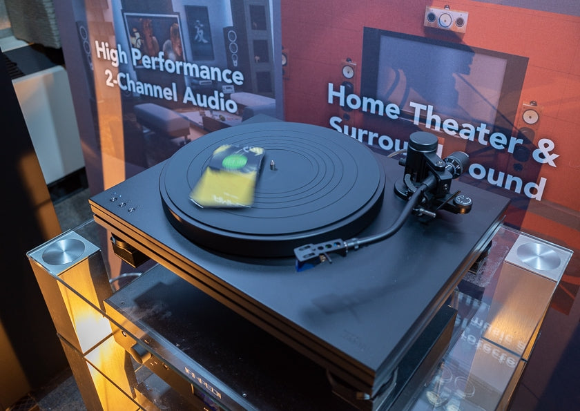 The New Music Hall Stealth turntable.