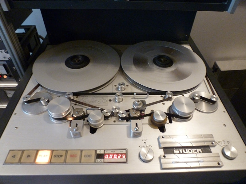 A Studer preview head tape machine, used at Salt Mastering, Brooklyn, NY. Courtesy of Paul Gold.