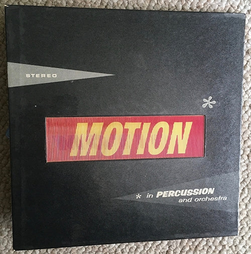 The Hollywood “Pops” Symphony – Motion* in Percussion and Orchestra album cover.