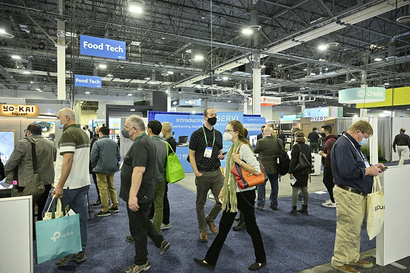 A scene from the show floor. Courtesy of the Consumer Technology Association.