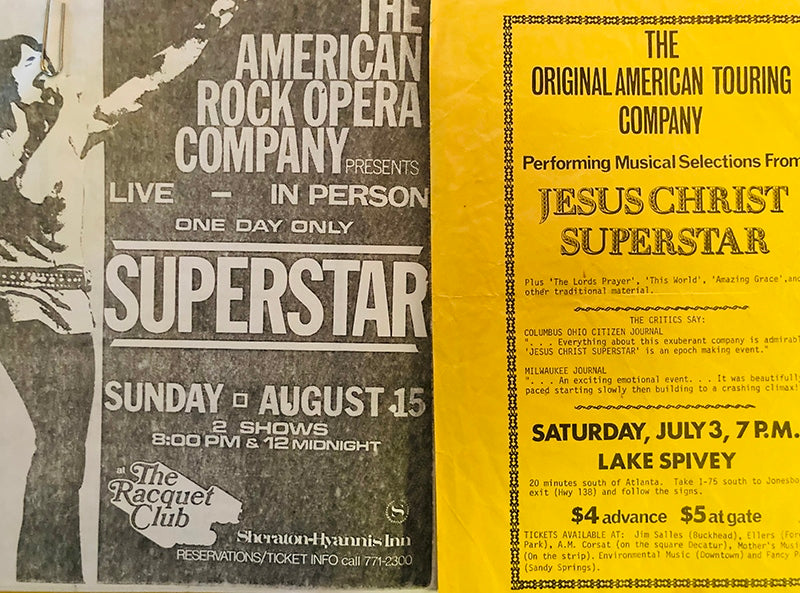 Advertisements for Superstar.