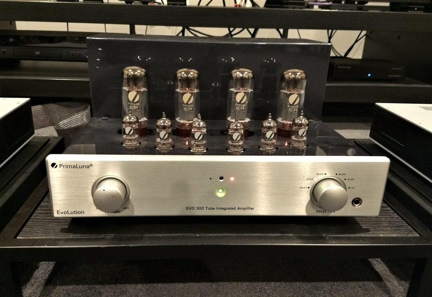 The PrimaLuna EVO 300 tube integrated amplifier had perfect synergy with the Nova 1s.