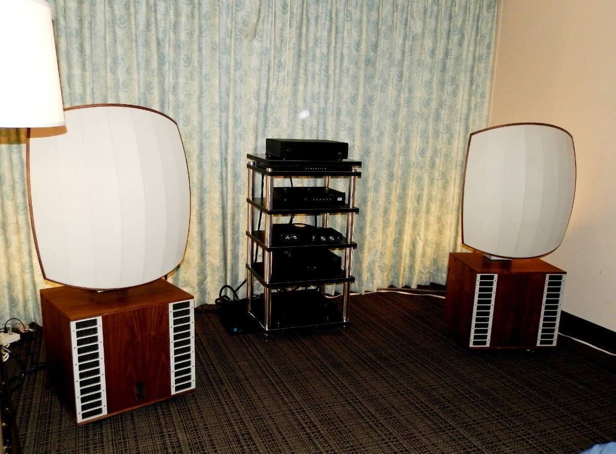 The MC AudioTech loudspeakers were impressive, with the correct music choices.