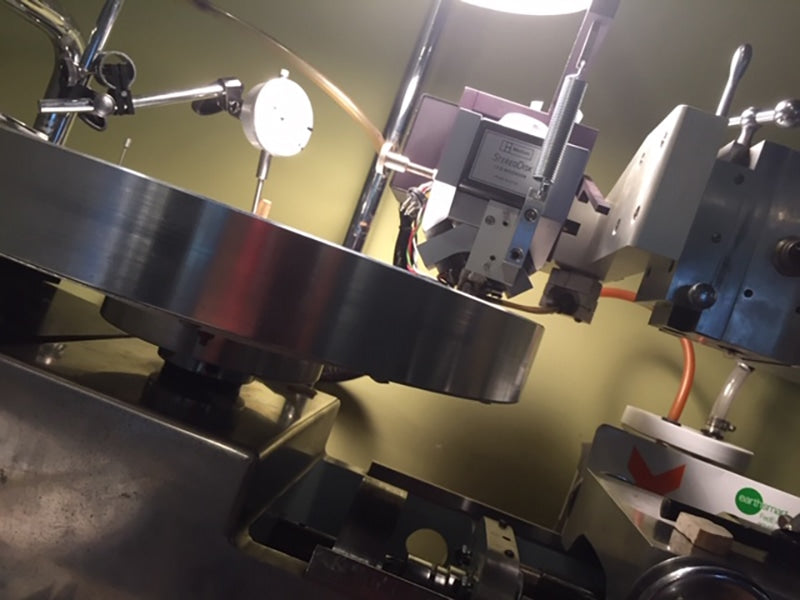 Westrex 3D cutter head floated on a Scully lathe, using the rare A&M suspension unit, with electronic groove depth control. Courtesy of Eric Conn, Independent Mastering, Nashville, Tennessee.