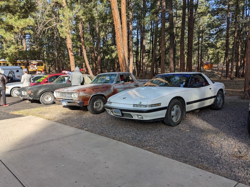 Photo of "lemons" (old cars).