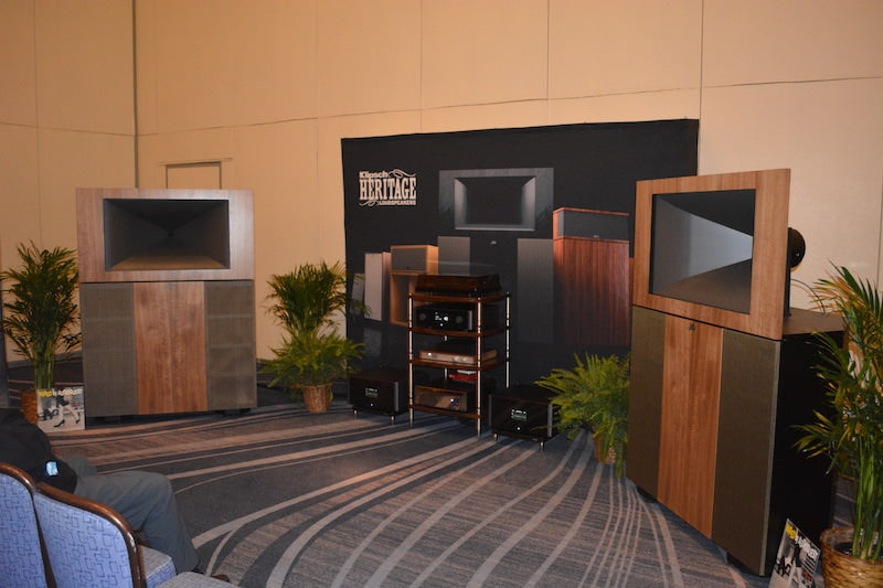 These ain't no mini-monitors: Klipsch Heritage Jubilee loudspeakers.