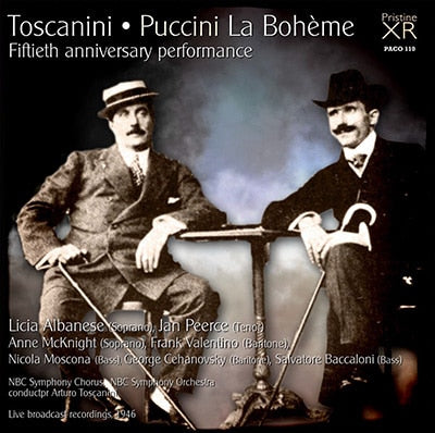 Arturo Toscanini conducting La Bohème.
