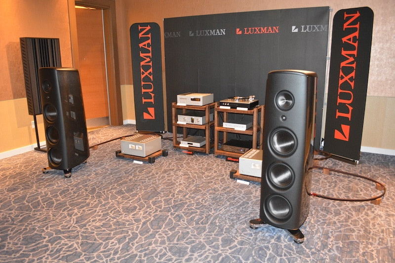 The Luxman/Magico exhibit.