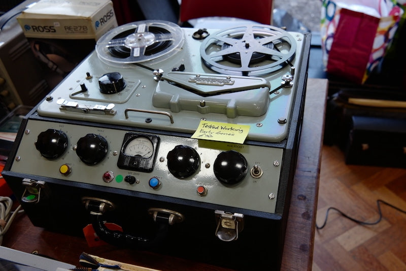 A fabulous built-like-a-tank mono Ferrograph Series 3 tape recorder for £90/$114.
