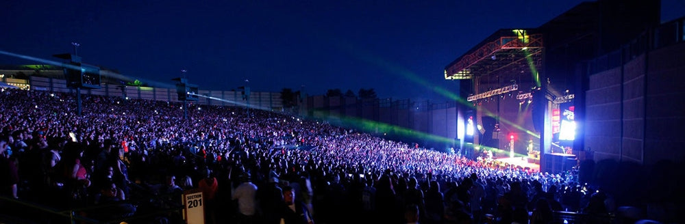 Playing to a full house. Photo courtesy Fiddler’s Green Amphitheatre.