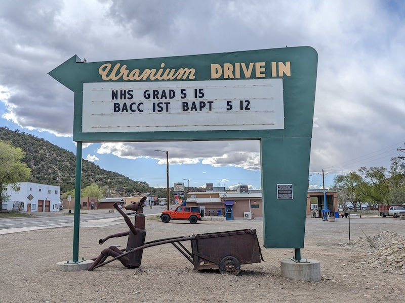 Uranium Drive-In, Naturita, Colorado.