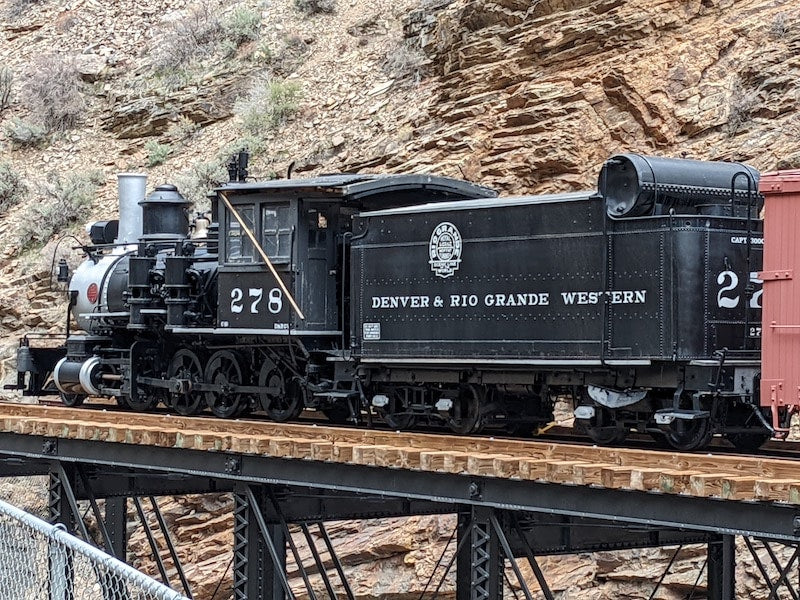 Denver & Rio Grande Western locomotive #278.