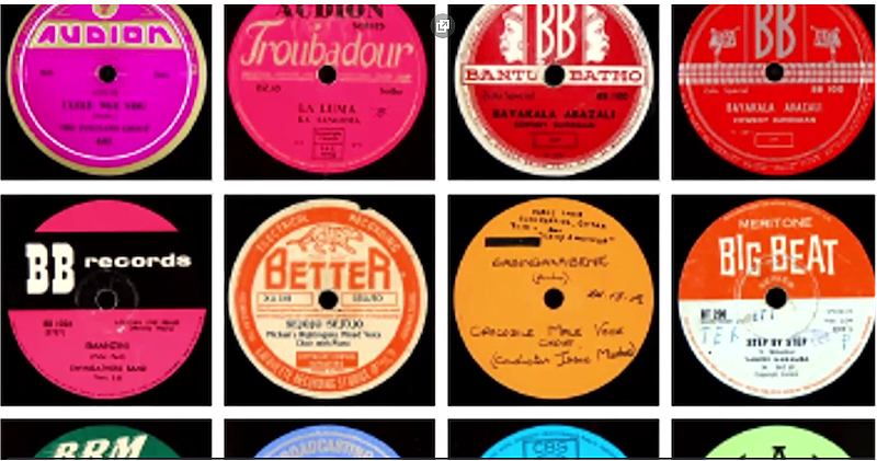 Some of the countless South African record labels from the 1950s and 1960s. Courtesy of AES.