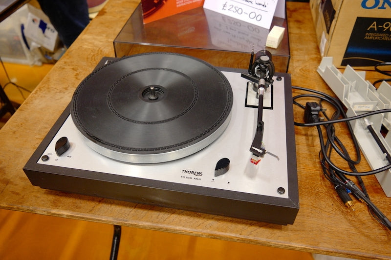 A Thorens TD166 Mk II with spare arm wands and Grace cartridge for £250/$315.