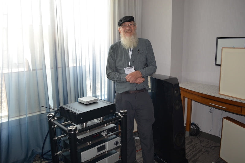 Bruce Jacobs in the Stillpoints room.