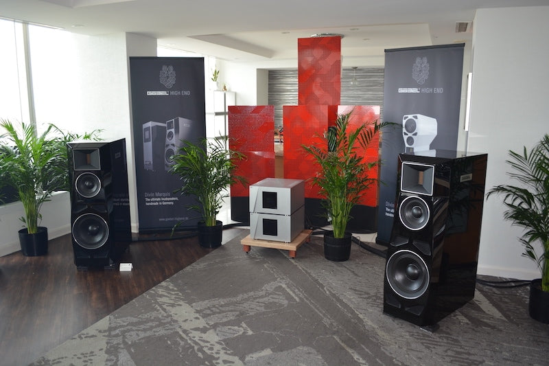 Göbel Divin Marquis loudspeakers and CH Precision amplification.