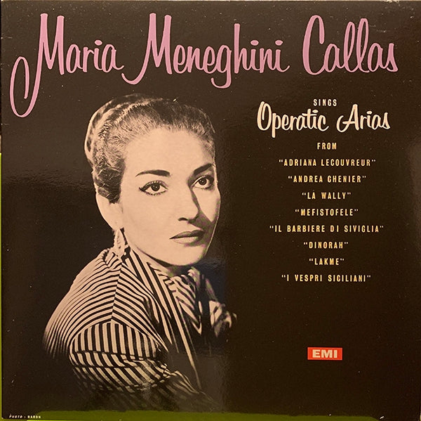 Maria Callas Sings Operatic Arias, LP.