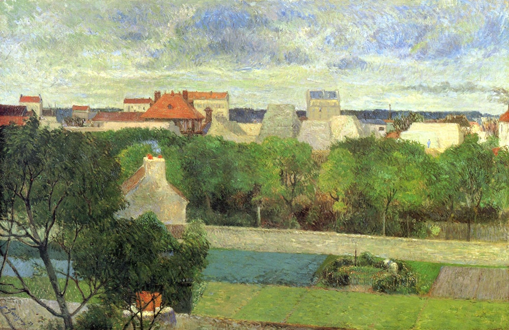 Paul Gauguin, The Market Gardens of Vaugirard. Courtesy of Wikimedia Commons/public domain.