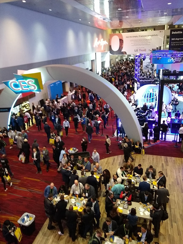 One of the hallways at the Las Vegas Convention Center during CES. The exhibit halls can get even more crowded.