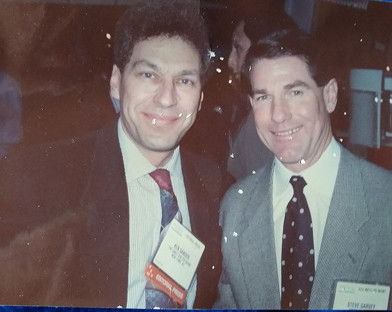 Ken Sander and Steve Garvey.