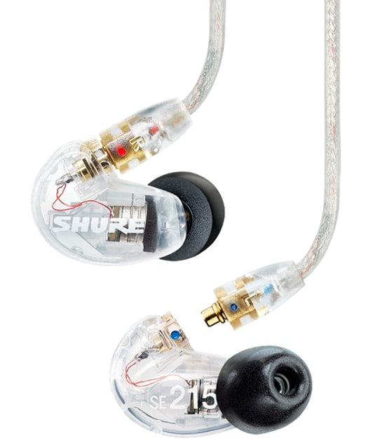 Shure SE215 Pro in-ear monitors.