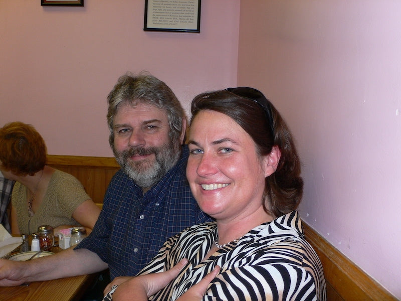 Stereophile's John Atkinson and EveAnna Manley (Manley Laboratories) at the 2006 CES dinner. Courtesy of Ken Kessler.